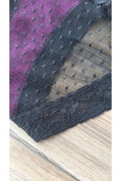 Dantelli Tüllü Mor Külot 3 Lü Paket thumbnail 4