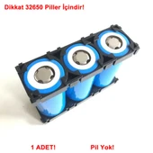 32650 3lü Pil Tutucu Birleştirici 32700 Lityum Lion Lipo Batarya Pil Yuvası Mobil Güç Kaynağı Akü Elektrikli Araba Robot Bisiklet thumbnail 2