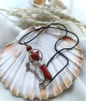 Kolye Çakra Doğal jesper Taşı Çivi Kolye sarkaç Takı Bijuteri Aksesuar thumbnail 2