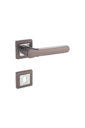 Zirve Antrasit Kare Rozetli Oda Kapı Kolu 1 Takım thumbnail 1