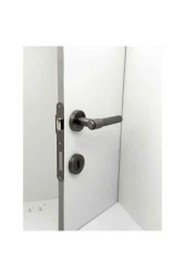 Punch Mat Skoç Füme Rozetli Oda Kapı Kolu 4 Takım thumbnail 2