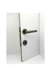 Punch Mat Skoç Füme Rozetli Oda Kapı Kolu 4 Takım thumbnail 4