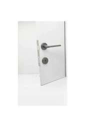 AL48 Araç Mat Skoç Füme Rozetli Oda Kapı Kolu 4 Takım thumbnail 1