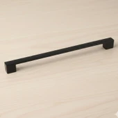 12 Adet Marmara Kulp 224 mm Siyah Mutfak Kulpu Çekmece Dolap Kapak Kulbu Metal  Mobilya Dolabı Kulp thumbnail 2