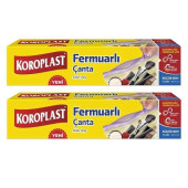 Koroplast Fermuarlı Çanta Küçük Boy 12 Li 16 x 14 Cm x 2 Paket - 1
