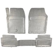 Space Pufi kauçuk (havuzlu) paspas move-gri  / TEPAY508-G - 2