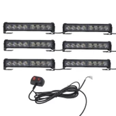Space 6lı 48 led çakar lamba kırmızı-kırmızı 12-30V / LAPA545-3 - 2