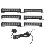 Space 6lı 48 led çakar lamba kırmızı-kırmızı 12-30V / LAPA545-3 - 1