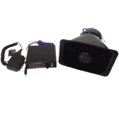 Space Polis itfaiye ambulans sireni uzaktan kablolu megafonlu 100w / SSSR47 - 2