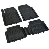 Space Pufi Kauçuk Paspas Universal Racing Havuzlu Siyah / TEPAY510-S - 2