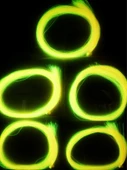 eagenset Turuncu Fosforlu Karanlıkta Parlayan, Glow Luminous in Dark Ultraviyole (UV) Neon 1 Adet Poşet Çapari Simi - 5