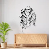 Romantik Yatak Odası Tabloları Öpüşen Çift Temalı Metal Tablo - 2