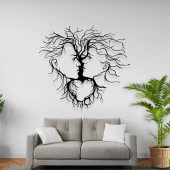 Romantik Tablo Kadın Ve Erkek Temalı Metal Tablo - 1