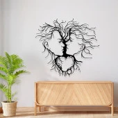 Romantik Tablo Kadın Ve Erkek Temalı Metal Tablo - 2