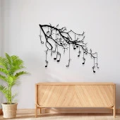 İllüstrasyon Tablo Müzik Ağacı Tablosu Lazer Kesim Metal Tablo - 2