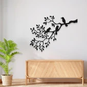 Duvar Metal Tablo Ağaç Dalı Motifli Lazer Kesim Tablo - 2