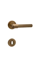 Erva Handles ZK79 Mat Antik Sarı Rozetli Oda Kapı Kolu 4 Takım thumbnail 1