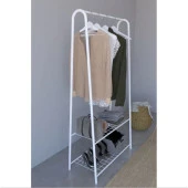 Metal Gardırop Açık Tasarım Kıyafet Askılığı Metal Portmanto - 2