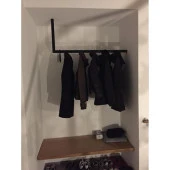 Tekli Metal Askılık Duvara Monteli Ceket Askılığı - 3