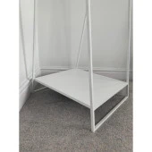Metal Kıyafet Dolabı Elbise Askılığı Metal Açık Gardırop - 4