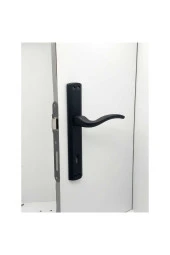 Trim Mat Siyah Lüx Aynalı Oda Kapı Kolu 2 Takım - 5