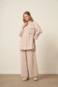 FTZ Women Kadın Modal Cepli Takım  Beige 30717 thumbnail 3