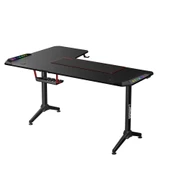 TWISTED MINDS WARRIOR TM-Y-RB-RGB L DESIGN SİYAH OYUNCU MASASI - SAĞ - 3