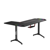 TWISTED MINDS WARRIOR TM-Y-RB-RGB L DESIGN SİYAH OYUNCU MASASI - SAĞ - 4