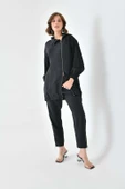 FTZ Women Kadın Modal Pantolonlu Takım  Siyah 30716 thumbnail 4