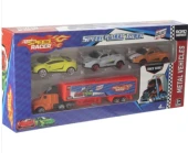 Toysan TOY-40 4'lü Speed Racer Metal Araba Oyuncak - 2