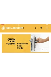 Crowni Siyah Gold Kare Rozetli WC Banyo Kapı Kolu Koldoor 1 Takım thumbnail 4