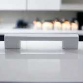 Köprü 96 Mm (SERT PLASTİK) Beyaz Mobilya Mutfak Dolabı Çekmece Dolap Kulpu Kulbu Kulpları thumbnail 3