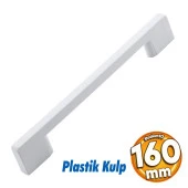 Köprü 160 Mm (SERT PLASTİK) Beyaz Mobilya Mutfak Çekmece Dolabı Dolap Kapak Kulbu Kulpu Kulpları thumbnail 1
