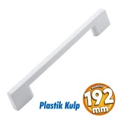 Köprü 192 Mm (SERT PLASTİK) Beyaz Mobilya Mutfak Çekmece Dolabı Dolap Kapak Kulbu Kulpu Kulpları thumbnail 1