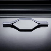 Kesit Kulp Mobilya Mutfak Dolabı Çekmece Dolap Kulpları Kapak Kulpu Kulbu Krom Renk 160 mm Metal thumbnail 4