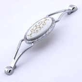 Seçil Kulp Mobilya Mutfak Dolabı Çekmece Dolap Kulpları Kapak Kulpu Kulbu Krom Renk 128 mm Metal thumbnail 2