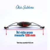 Seçil Kulp Mobilya Mutfak Dolabı Çekmece Dolap Kulpları Kapak Kulpu Kulbu Krom Renk 128 mm Metal thumbnail 4