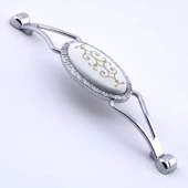 Seçil Kulp Mobilya Mutfak Dolabı Çekmece Dolap Kulpları Kapak Kulpu Kulbu Krom Renk 128 mm Metal thumbnail 3