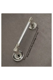 Nikel Saten Çekme Kapı Kolu Sürgülü Kapı Çekme Kolu 1 Adet thumbnail 2