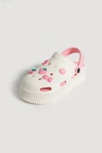 Pembe Potin Yüksek Taban Jibbitzli Eva Comfort Kadın Sandalet DNZ224-24Bej Pudra - 5