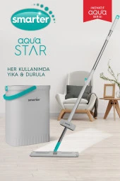 SMARTER AQUA STAR TEMİZLİK SETİ TABLET MOP PASPAS - 1