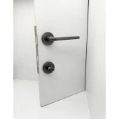 Özen Araç Mat Skoç Füme Rozetli Wc Banyo Kapı Kolu 1 Takım thumbnail 1