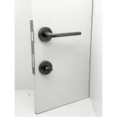 Özen Araç Mat Skoç Füme Rozetli Wc Banyo Kapı Kolu 1 Takım thumbnail 2