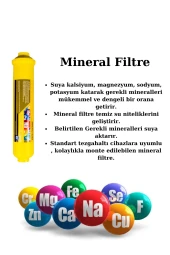 Kapalı Kasa 12 Inç Su Arıtma Cihazı Filtresi 6 Aşamalı 80 Gpd King Membranlı Inline SETİ - 3