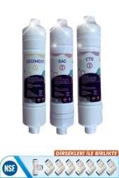 3lü Kapalı Kasa Su Arıtma Cihazı Filtre Seti 6 Aylık SET - 1