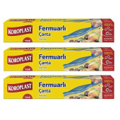 Koroplast Fermuarlı Çanta Büyük Boy 10 Lu 27 x 28 Cm x 3 Paket - 1