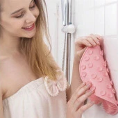 Kelebek Model Vantuzlu Ayak Duş Matı Silikon - Masaj Pedi - 4