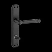 Mat Siyah Aynalı Wc Banyo Kapı Kolu İçeriden Sol El İle Açılır 1 Takım thumbnail 3