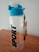 700ml Darbeye Isıya Dayanıklı Pipetli Suluk Matara BPA İçermez SYG426-Mavi - 2
