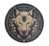 KURT Deri Peç - Arma - Wolf Leather PAtch - 1